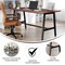 Emma and Oliver Remy 60x30 Dining or Gaming Table with Double Sided Laminate Table Top and Heavy Duty A-Frame Steel Base